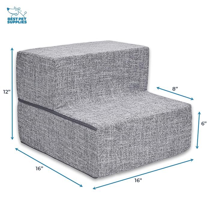 Best Pet Supplies Foldable Foam Steps (2-Step) — Best foldable compact