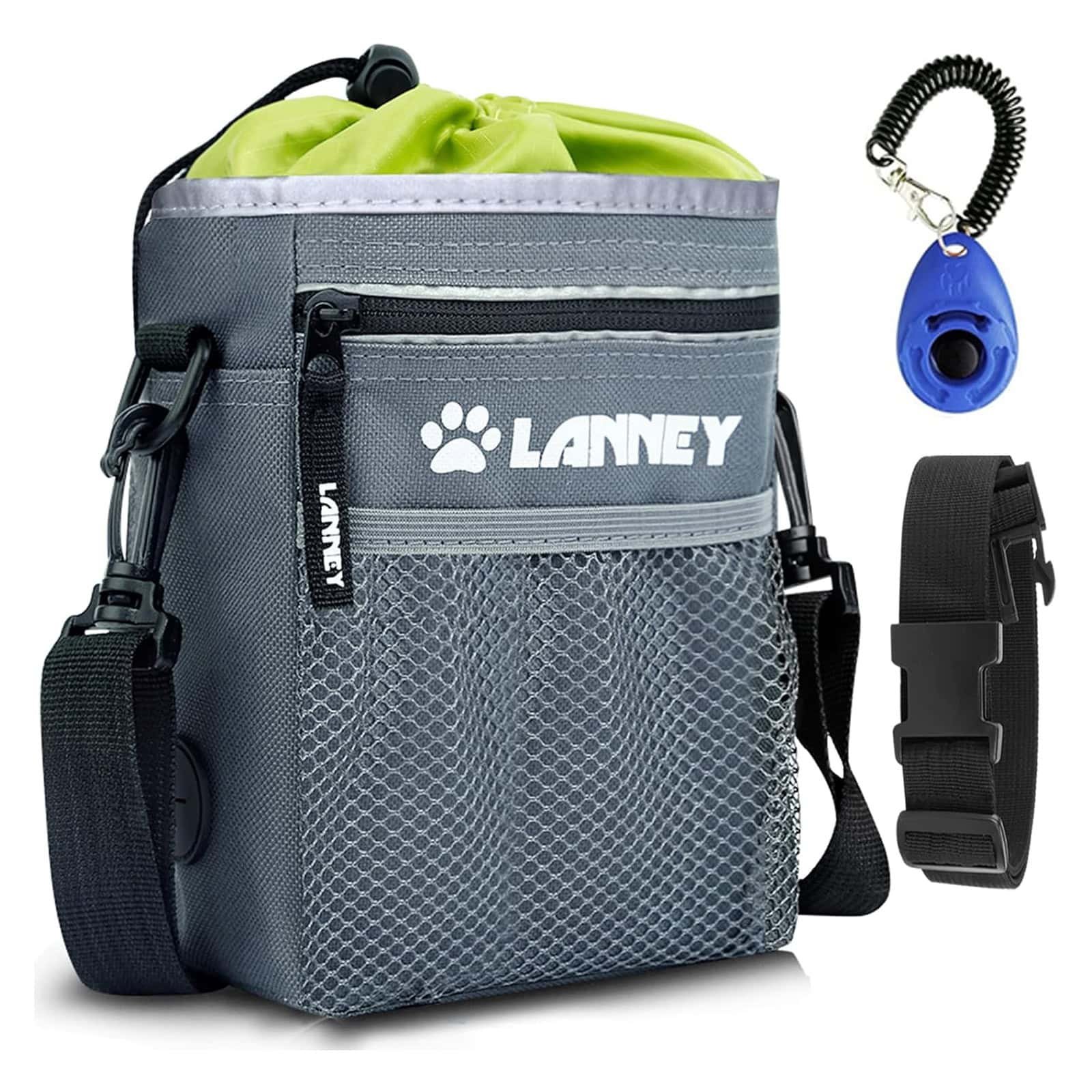 5. LANNEY Dog Treat Pouch — Best strap bundle