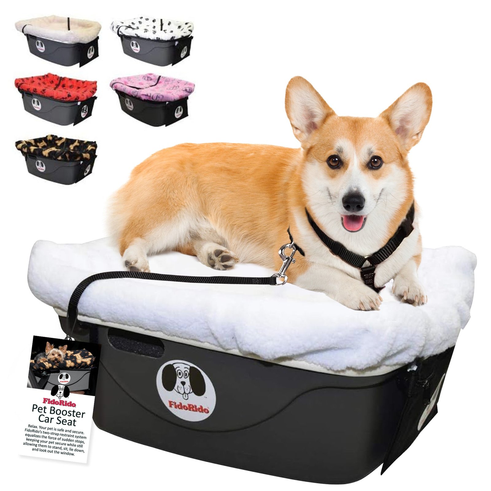 6. Fido Rido Dog Booster Seat — Best structured budget