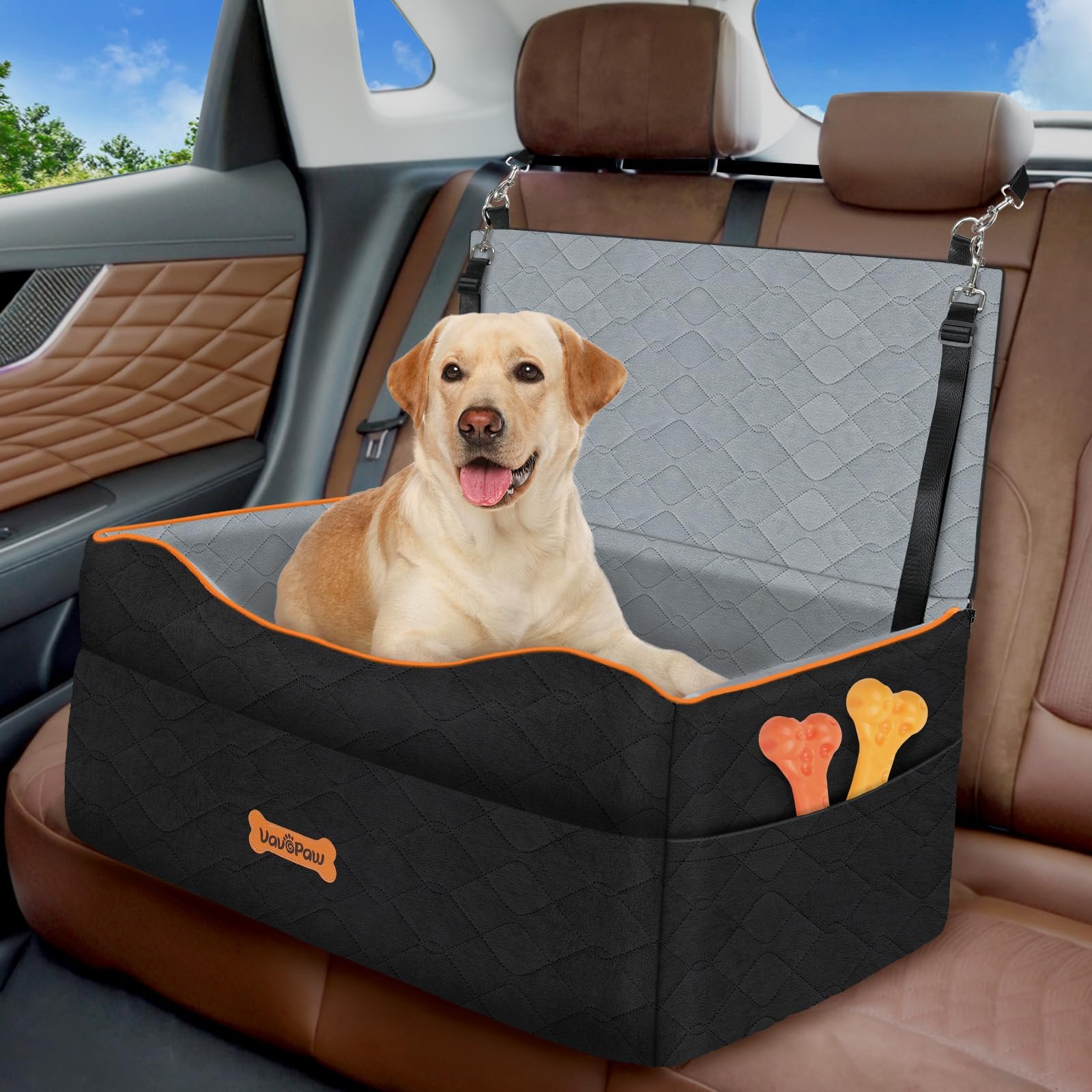 2. VavoPaw Dog Car Seat — Best budget soft