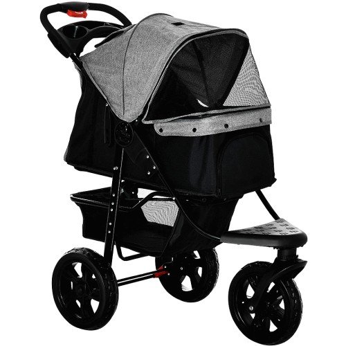 1. PawHut 3-Wheel Pet Stroller — Best Value Jogger