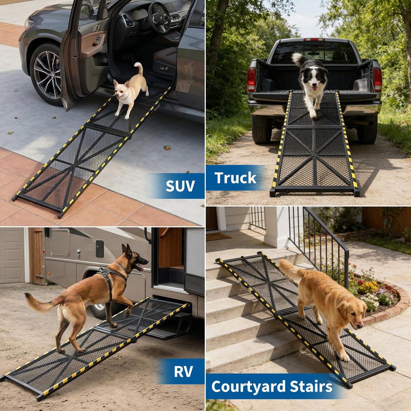 GarveeLife Quad-Fold Ramp 71" — Best Pack-Down Size