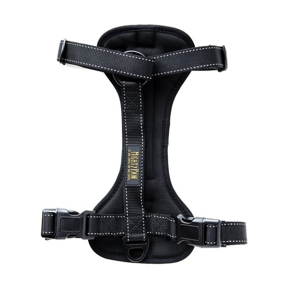 Mighty Paw Vehicle Harness, large, black