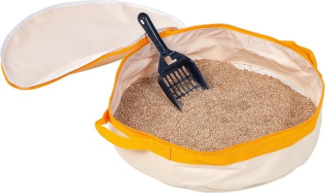IRIS USA Travel Litter Box with Zipper