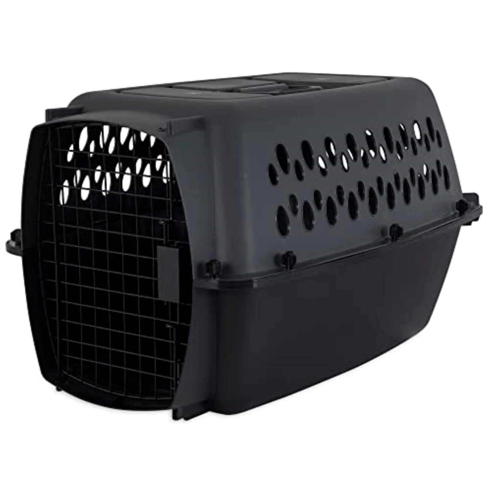 Petmate Pet Porter Dog Kennel 24 inch dark gray and black
