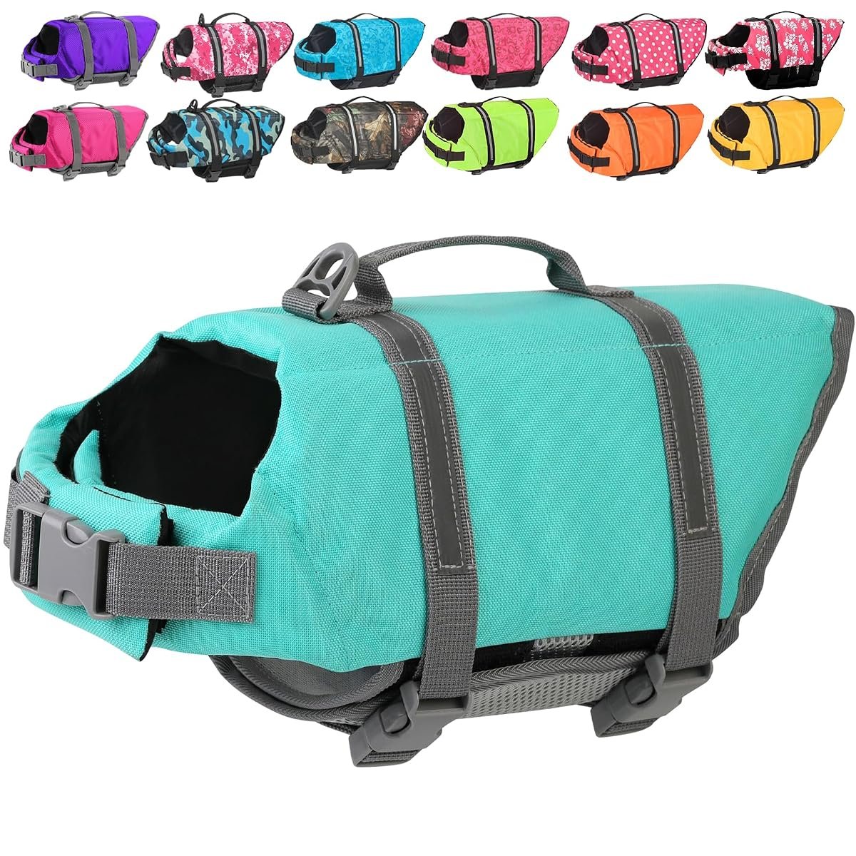 Doglay dog life jacket, teal