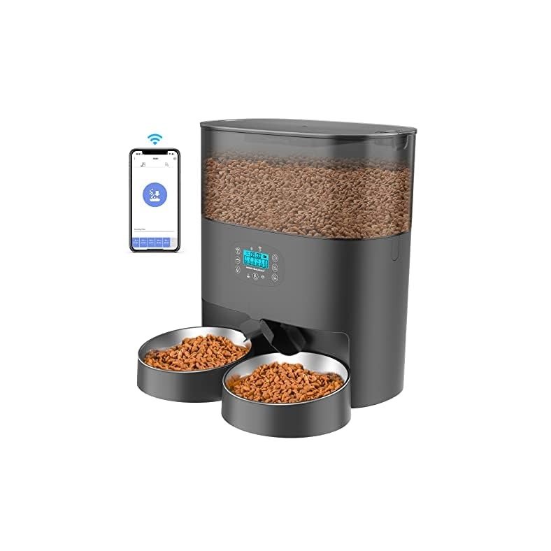 HoneyGuaridan 6L WiFi Automatic Feeder — Best App-Controlled Dual Feeder