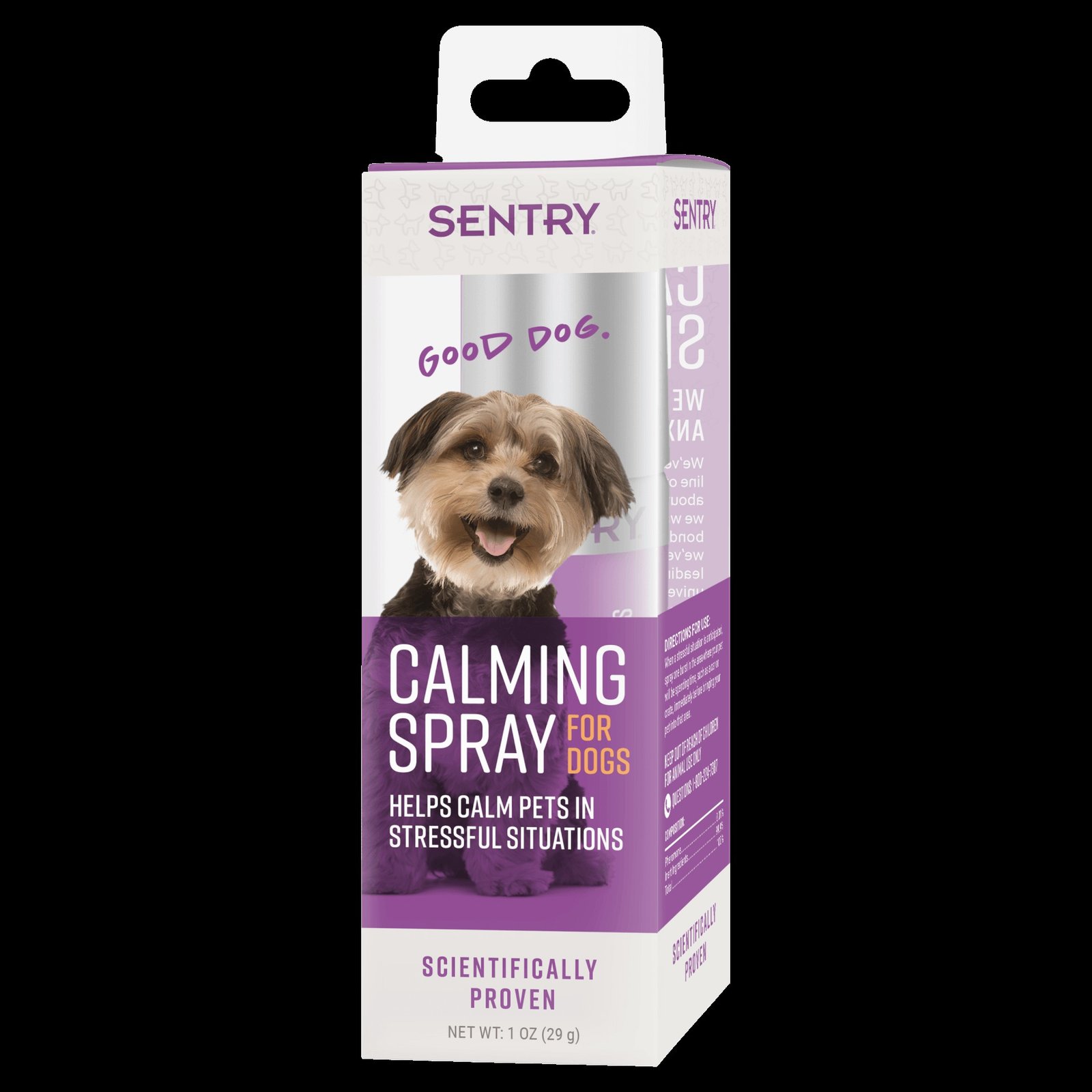 Sentry PET Care calming spray for dogs, 1 oz box