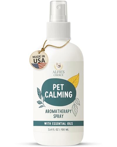 Alfie's Choice pet calming spray bottle