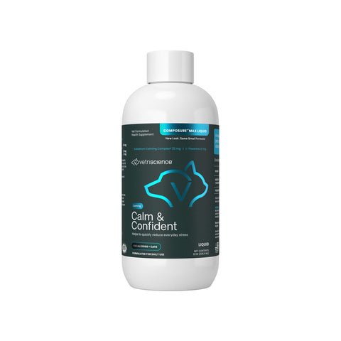 VetriScience Calm & Confident Liquid, 8oz — Best Liquid Format