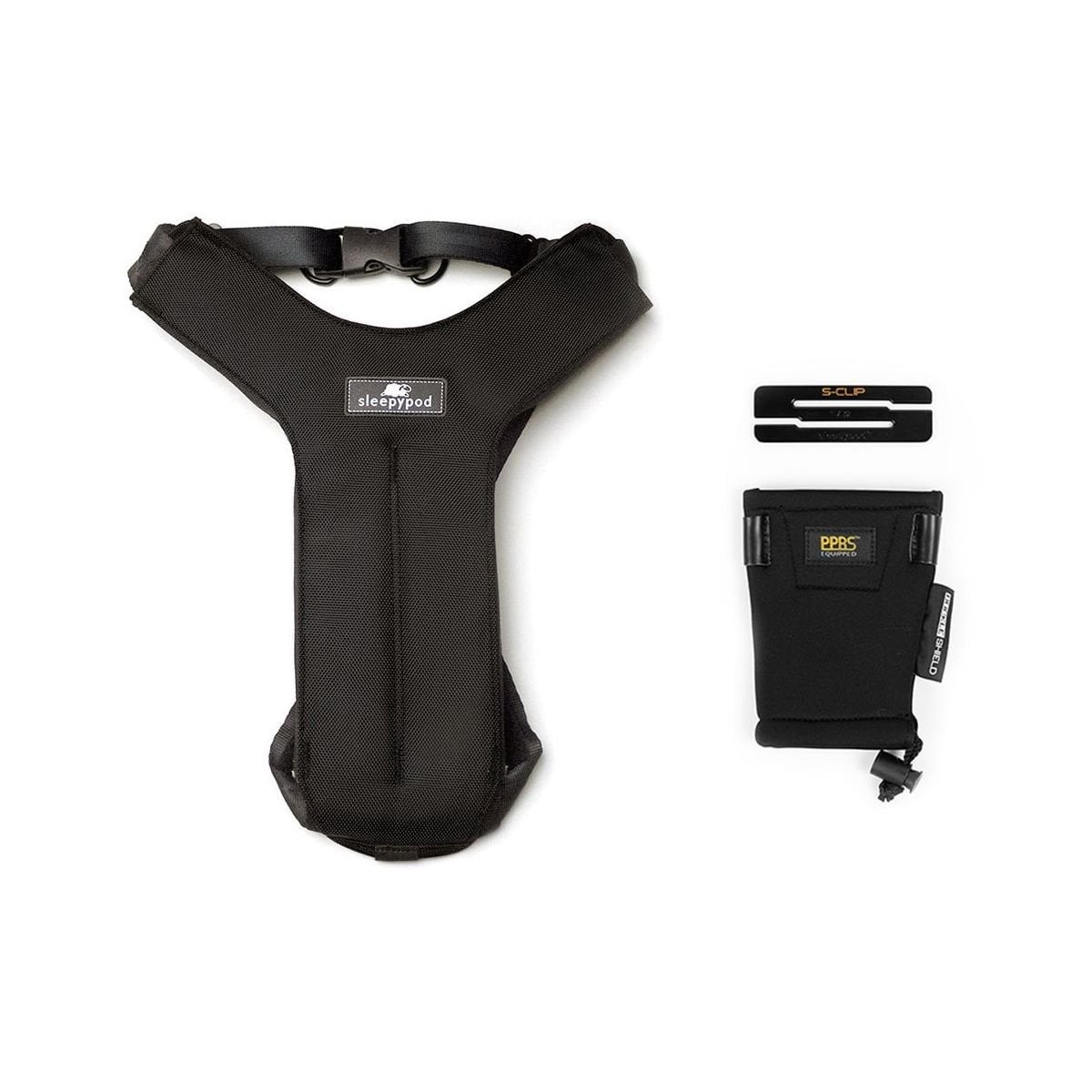 Sleepypod Clickit Sport Plus car harness, small, jet black