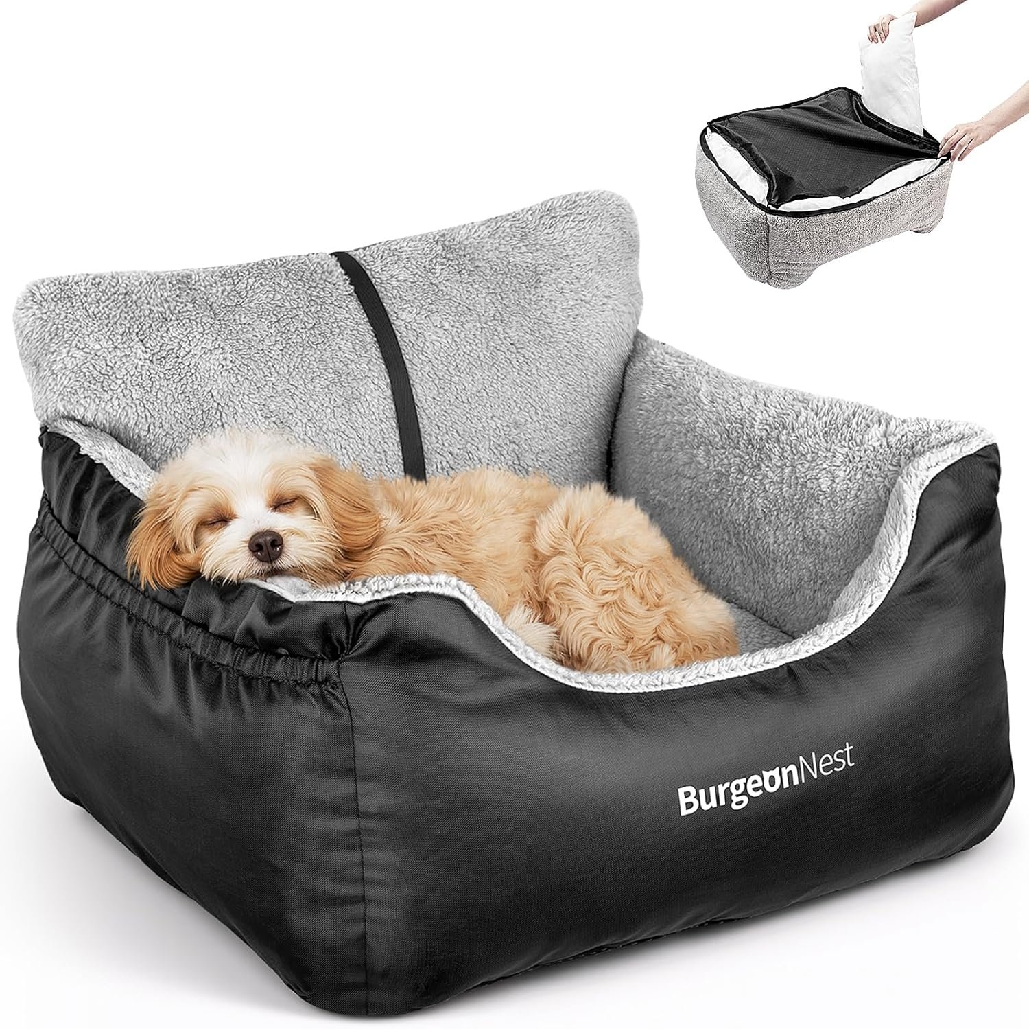 BurgeonNest Dog Car Seat — Best Easy-Clean Puppy