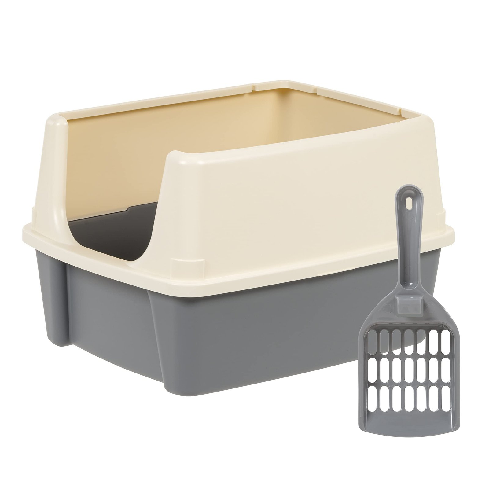 6. Amazon Basics Large Cat Litter Box — Best Cheap High-Sided