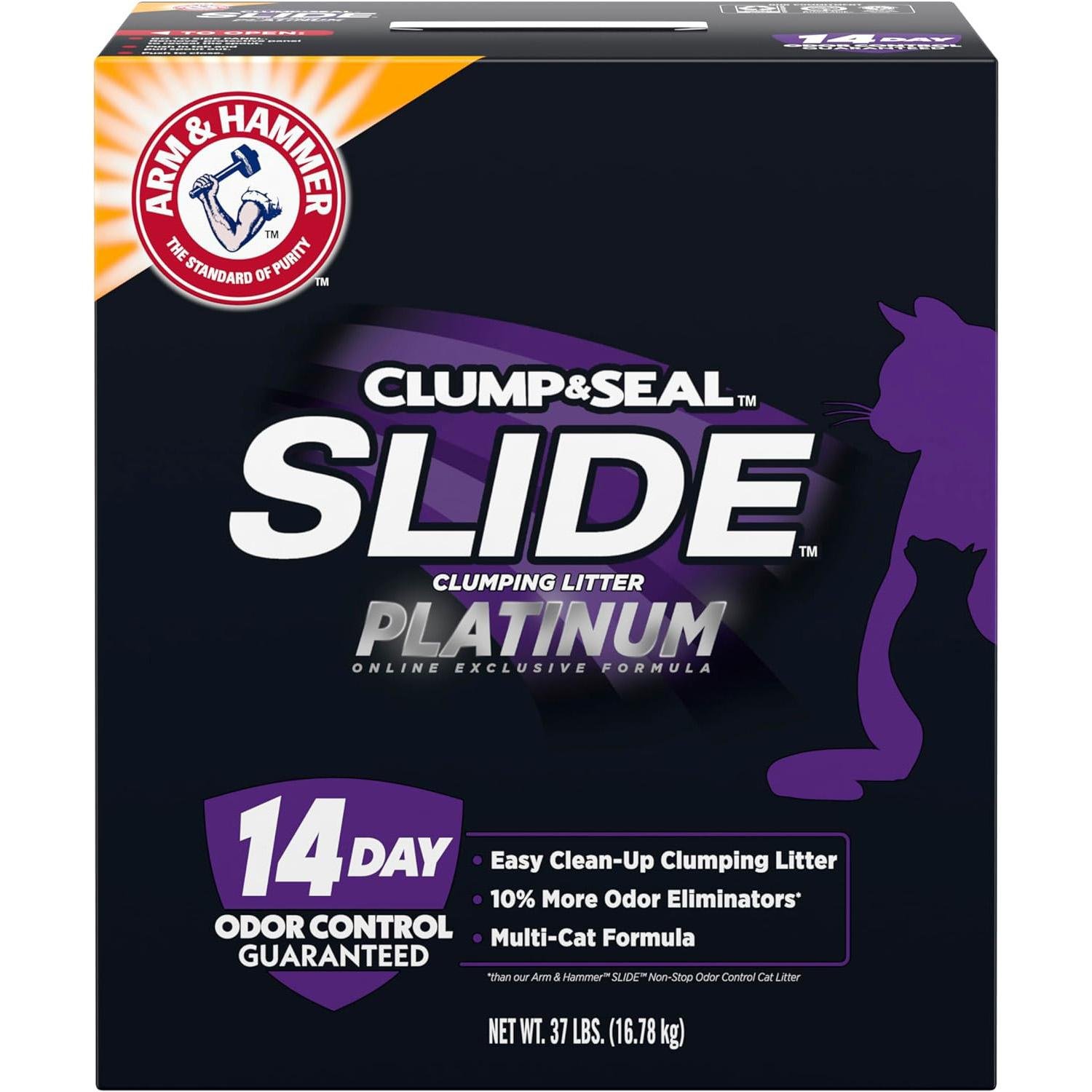 4. Arm & Hammer Clump & Seal SLIDE Platinum — Best Clumping / Non-Stick