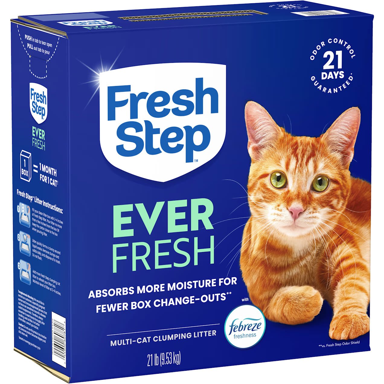 4. Fresh Step Multi-Cat with Febreze — Best Scented Value