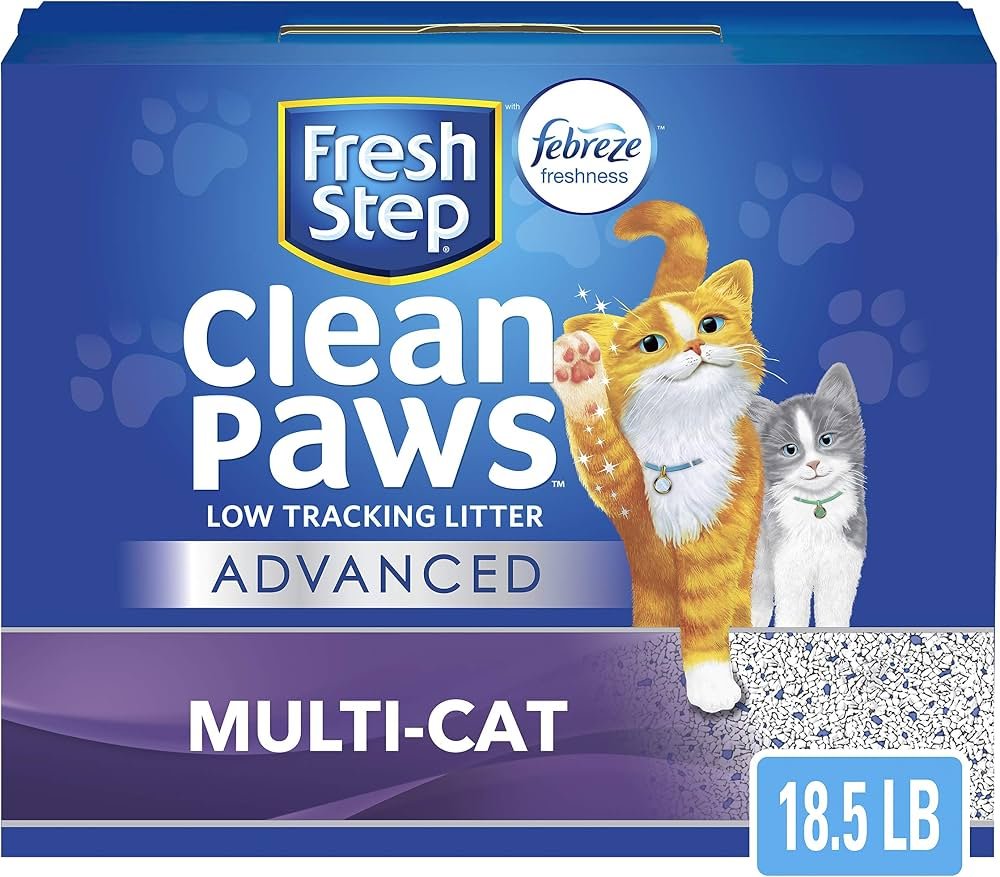 2. Fresh Step Advanced Clean Paws Multi Cat — Best Scented Odor Control