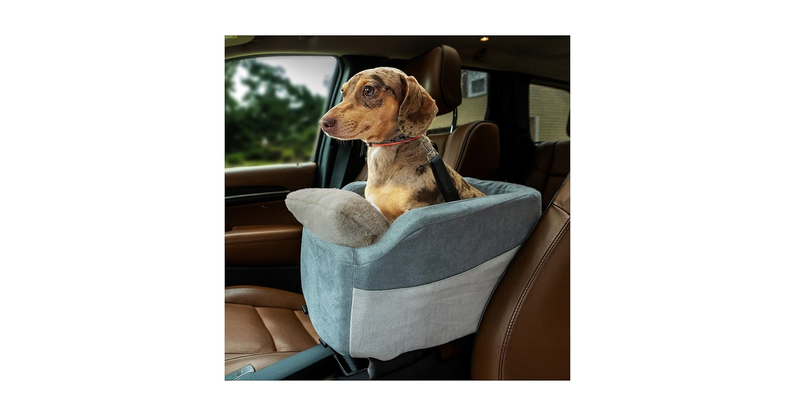 Picea center console car seat, grey