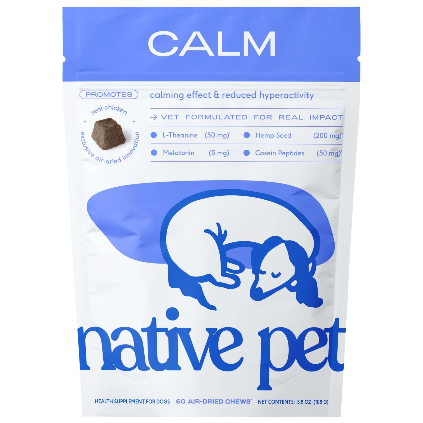 Native Pet Calming Chews for dogs