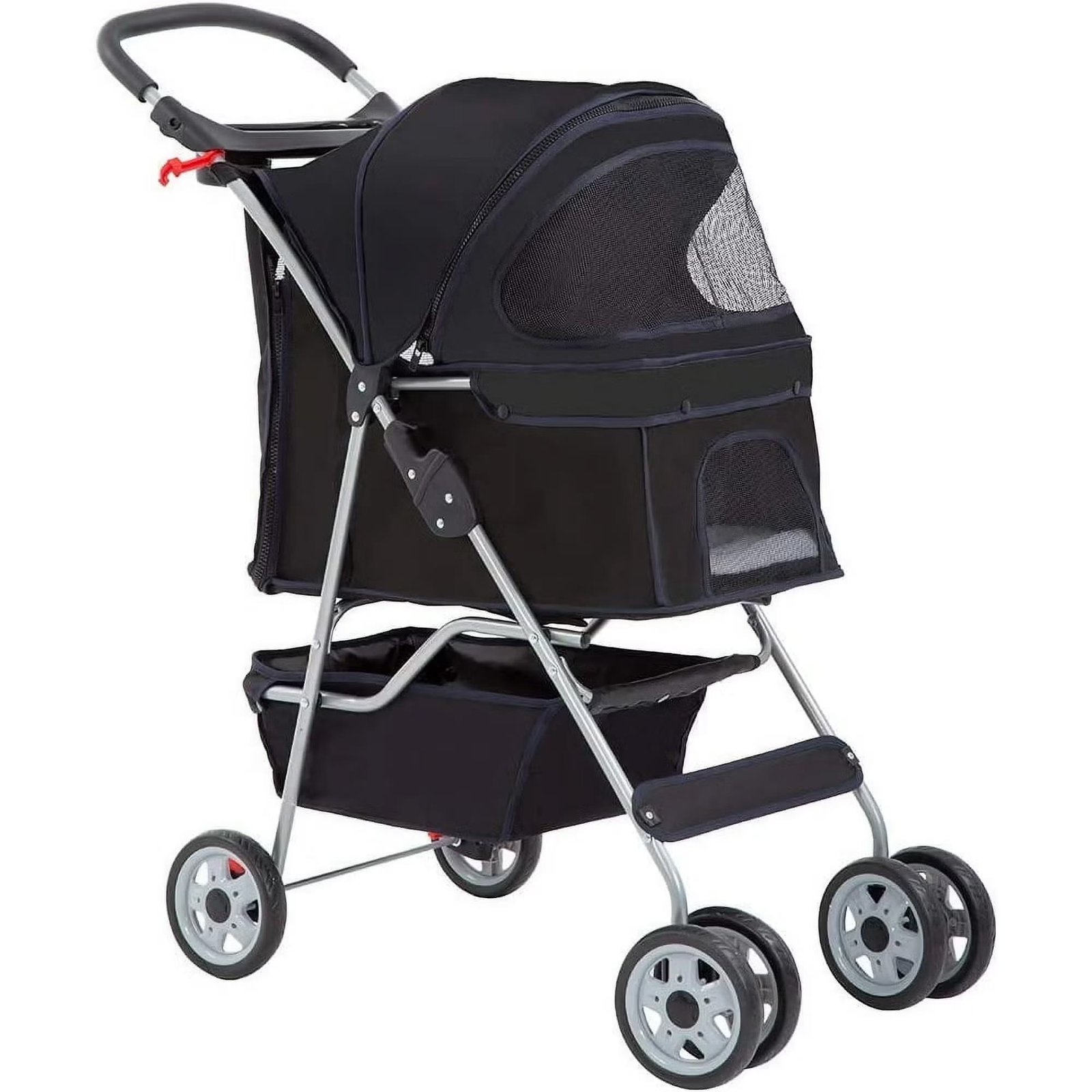 1. BestPet 3-Wheel Pet Stroller — Best Overall Budget