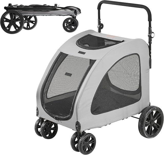 4. VEVOR Extra Large Dog Stroller — Budget XL Pick