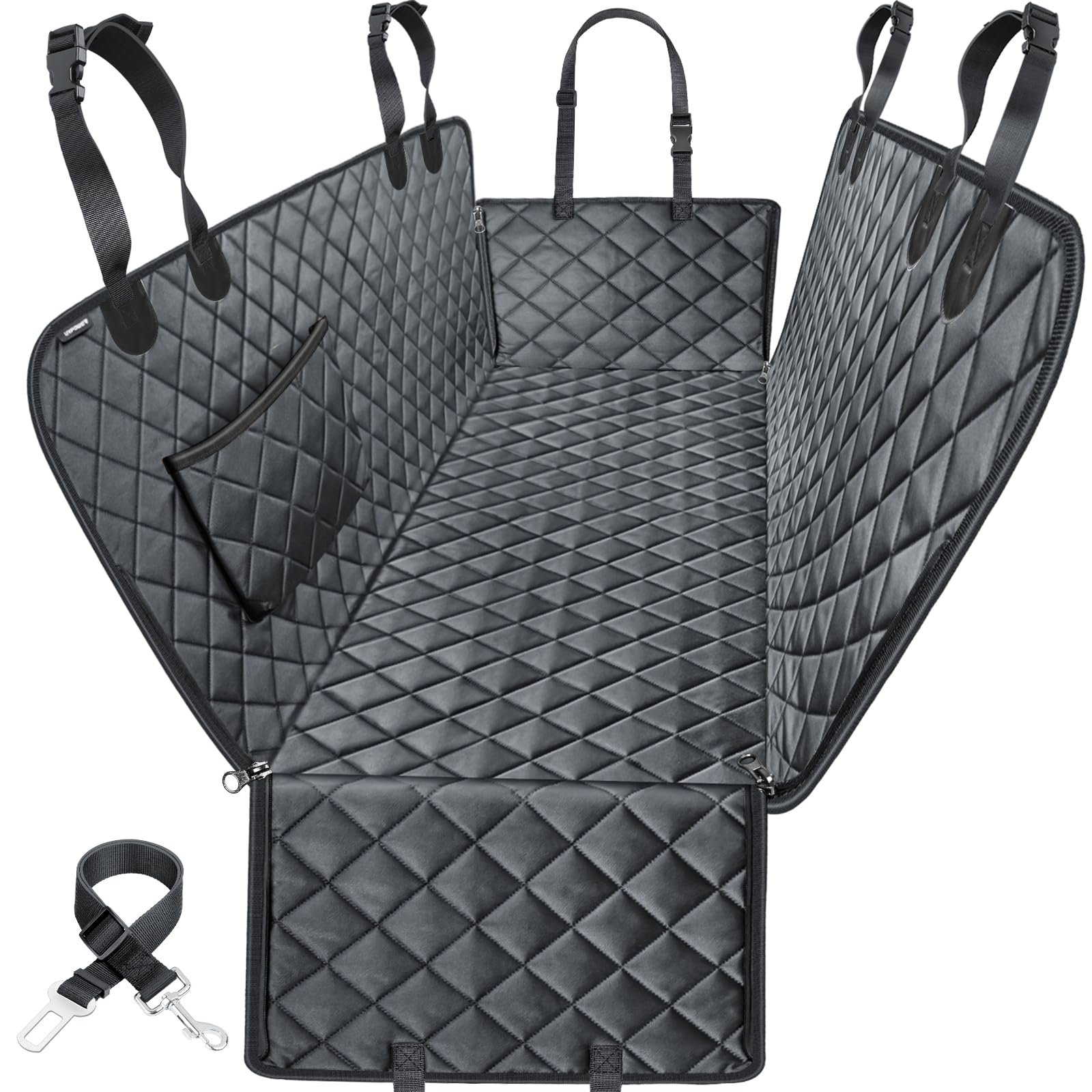URPOWER hammock car seat cover installed on back seat