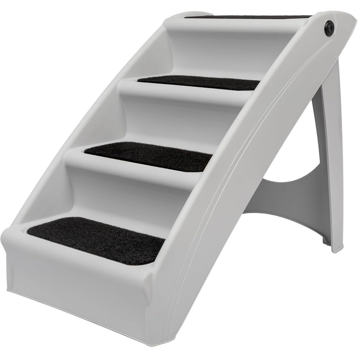 PetSafe CozyUp folding dog stairs, grey, 20 inch
