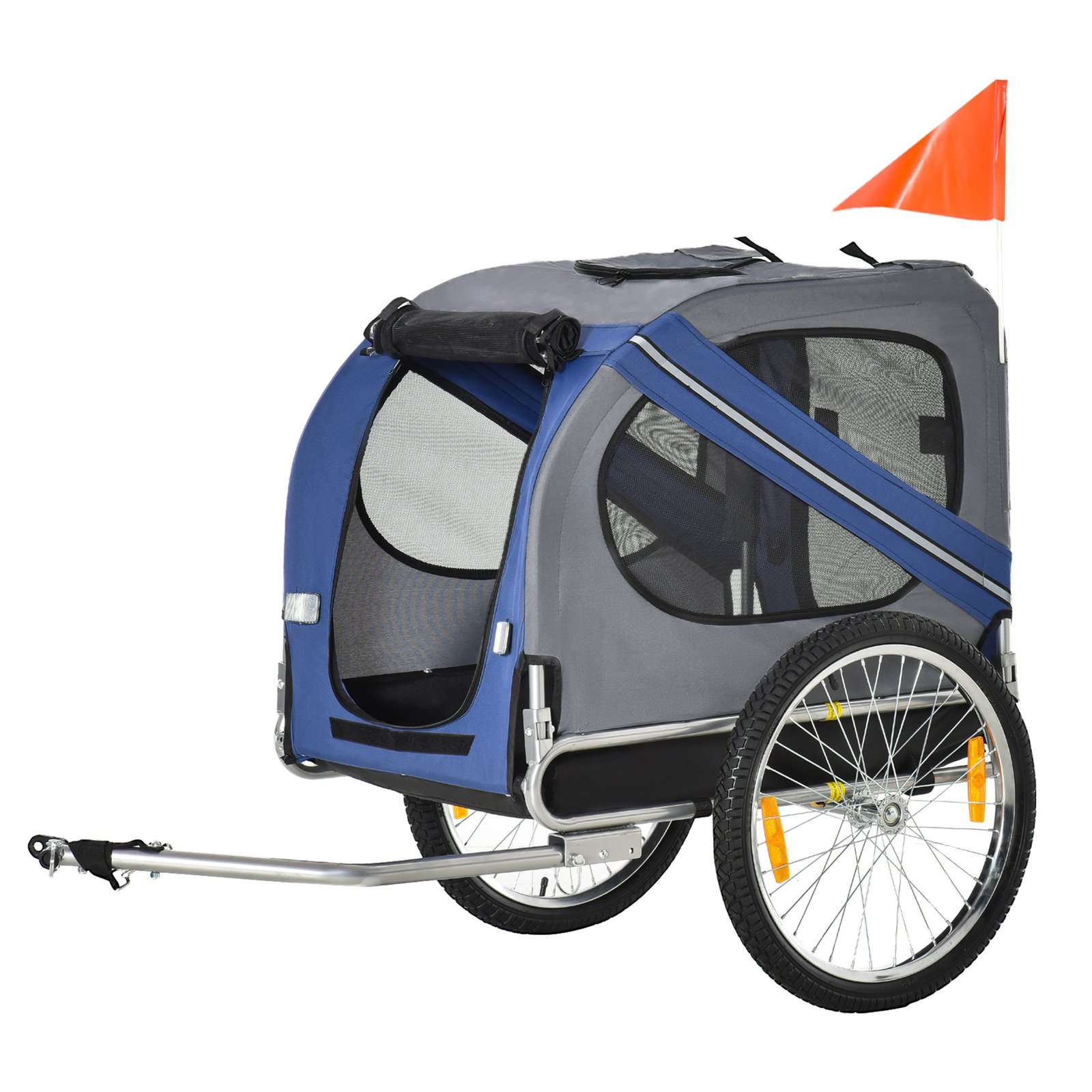 Aosom 2-in-1 Small Pet Bike Trailer