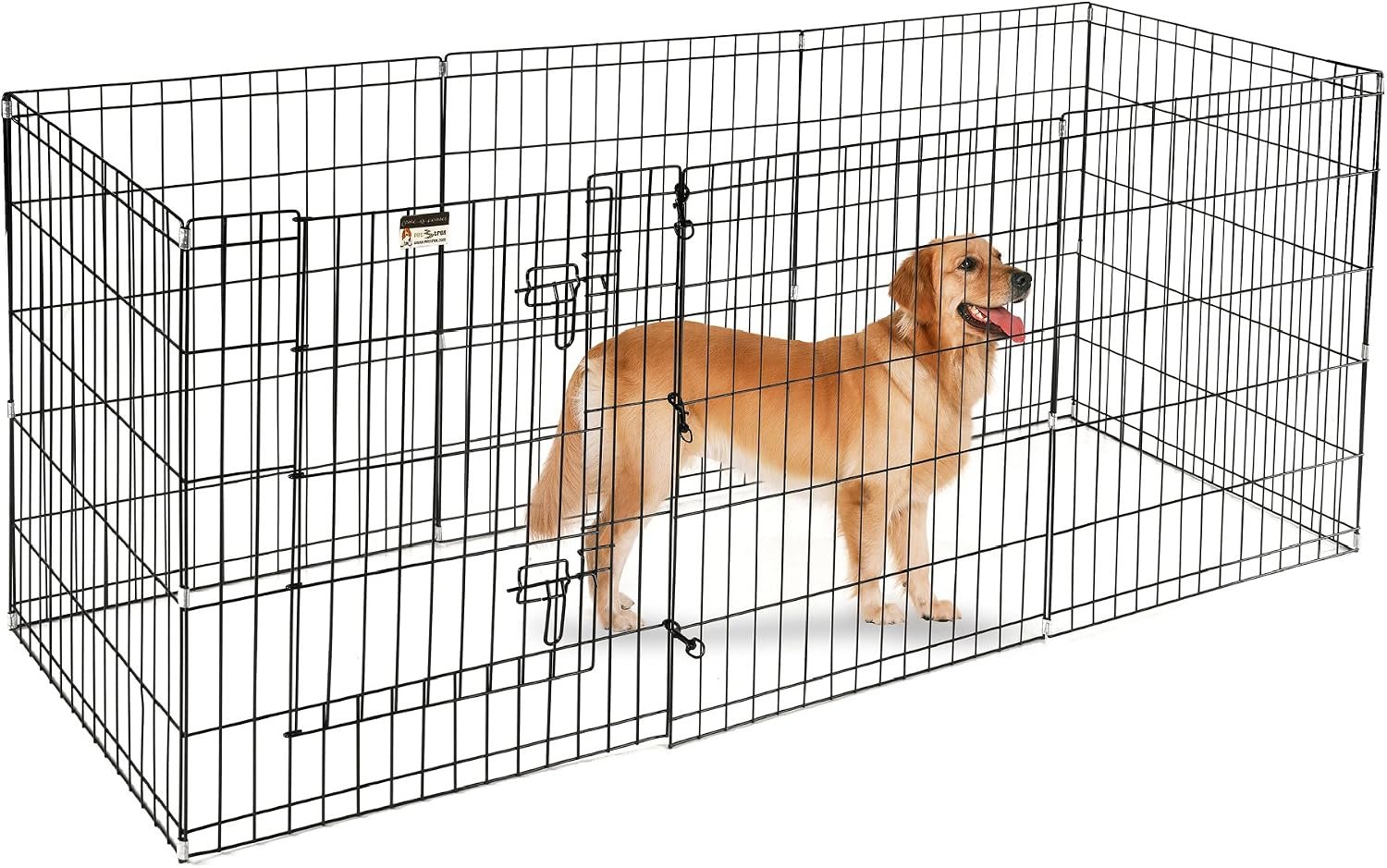 PETMAKER by Pet Trex Foldable Metal Playpen (24") — Best Metal Value