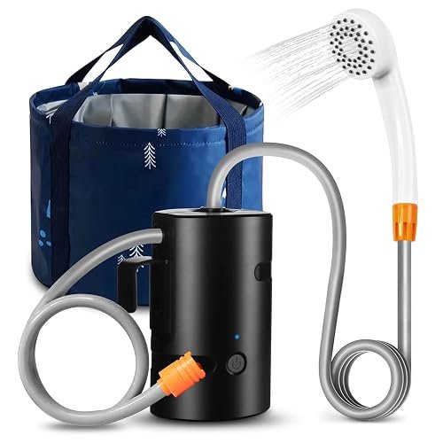 6. Clirass Portable Shower with Bucket — Best Kit Value