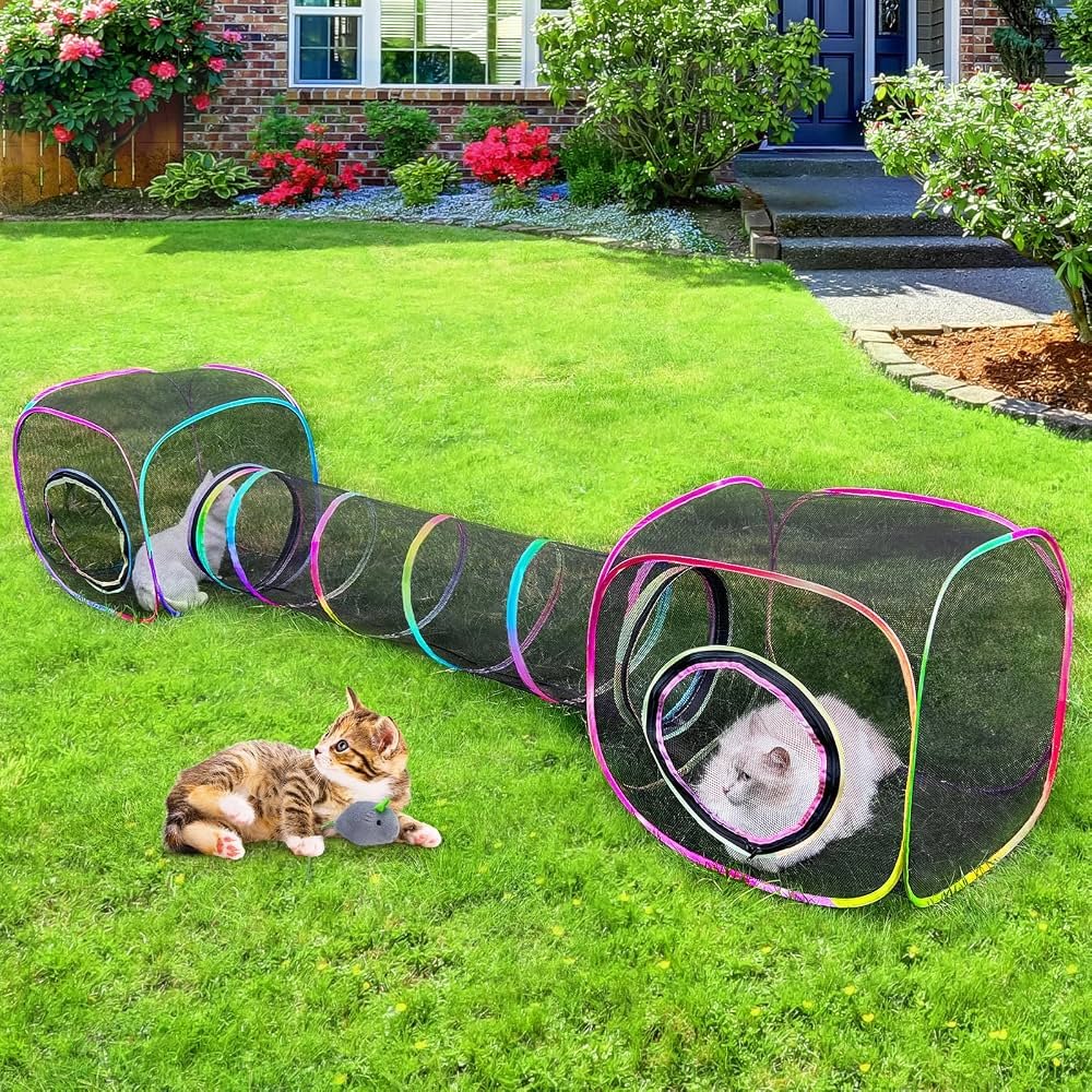 5. Naielfopet Outdoor Cat Enclosure (4-Piece) — Best Expandable