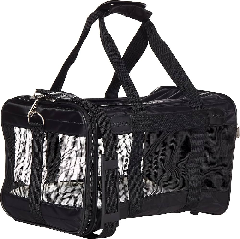 Sherpa Original Deluxe Travel Pet Carrier, Medium, Black