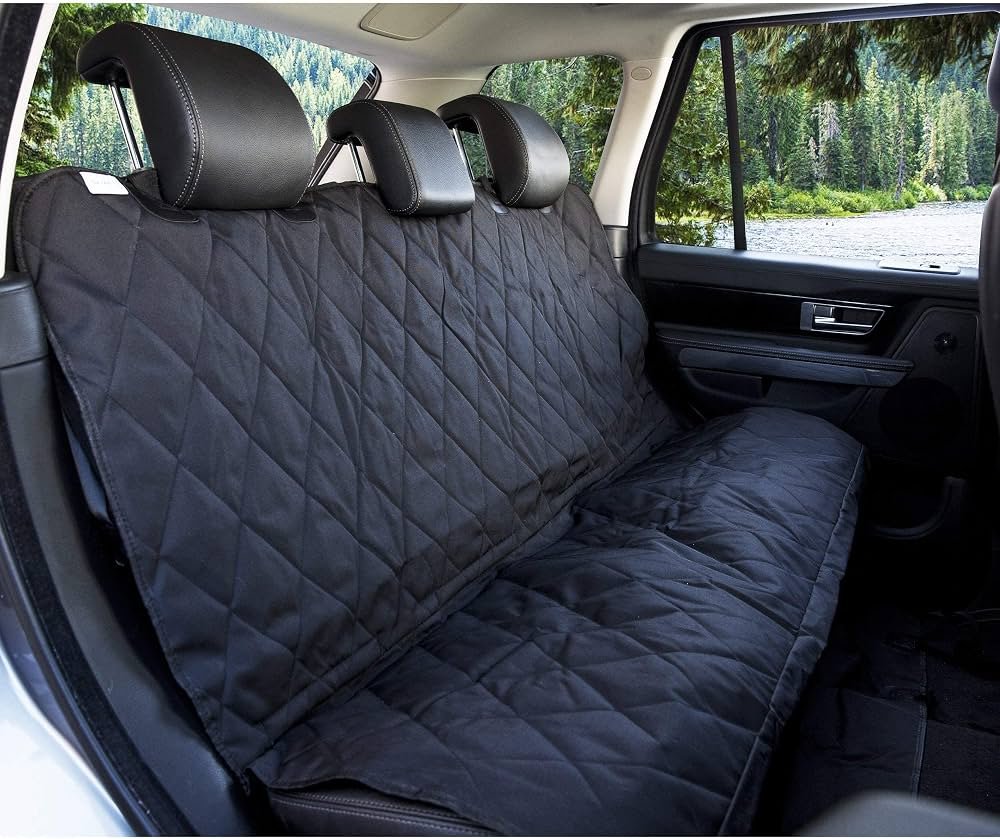 BarksBar original pet seat cover, standard, black