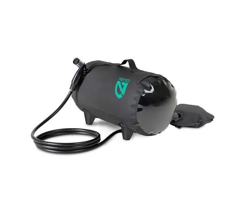 NEMO Helio pressure shower 11 liter with foot pump and 7 foot hose