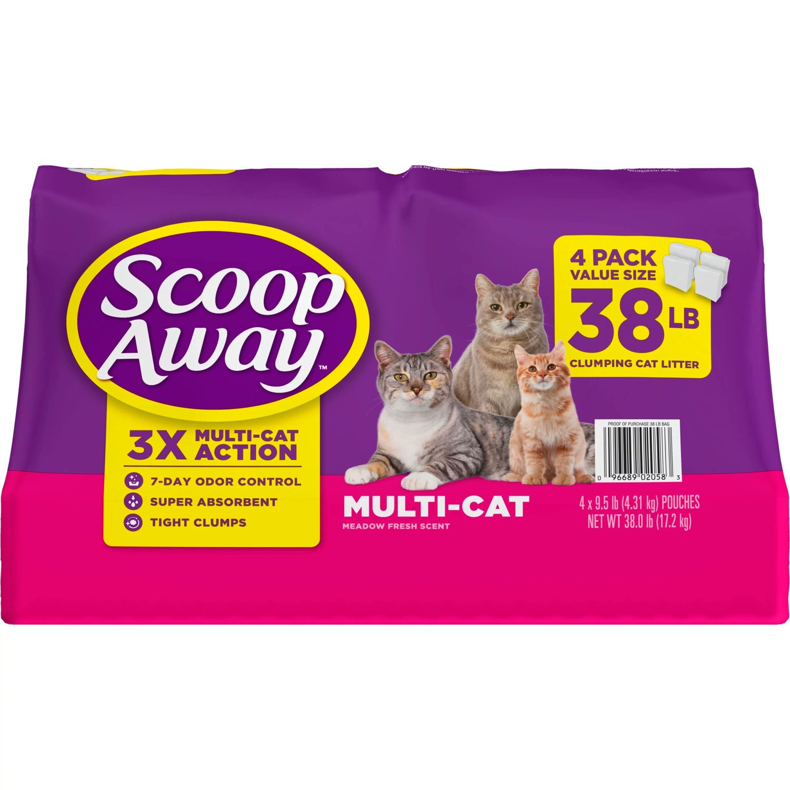 5. Scoop Away Advanced Multi-Cat, Meadow Fresh — Best Value Scented