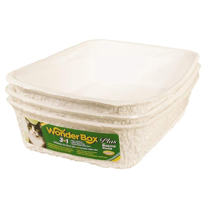 Kitty's WonderBox Disposable Litter Box (3-pack) — Best Disposable Classic