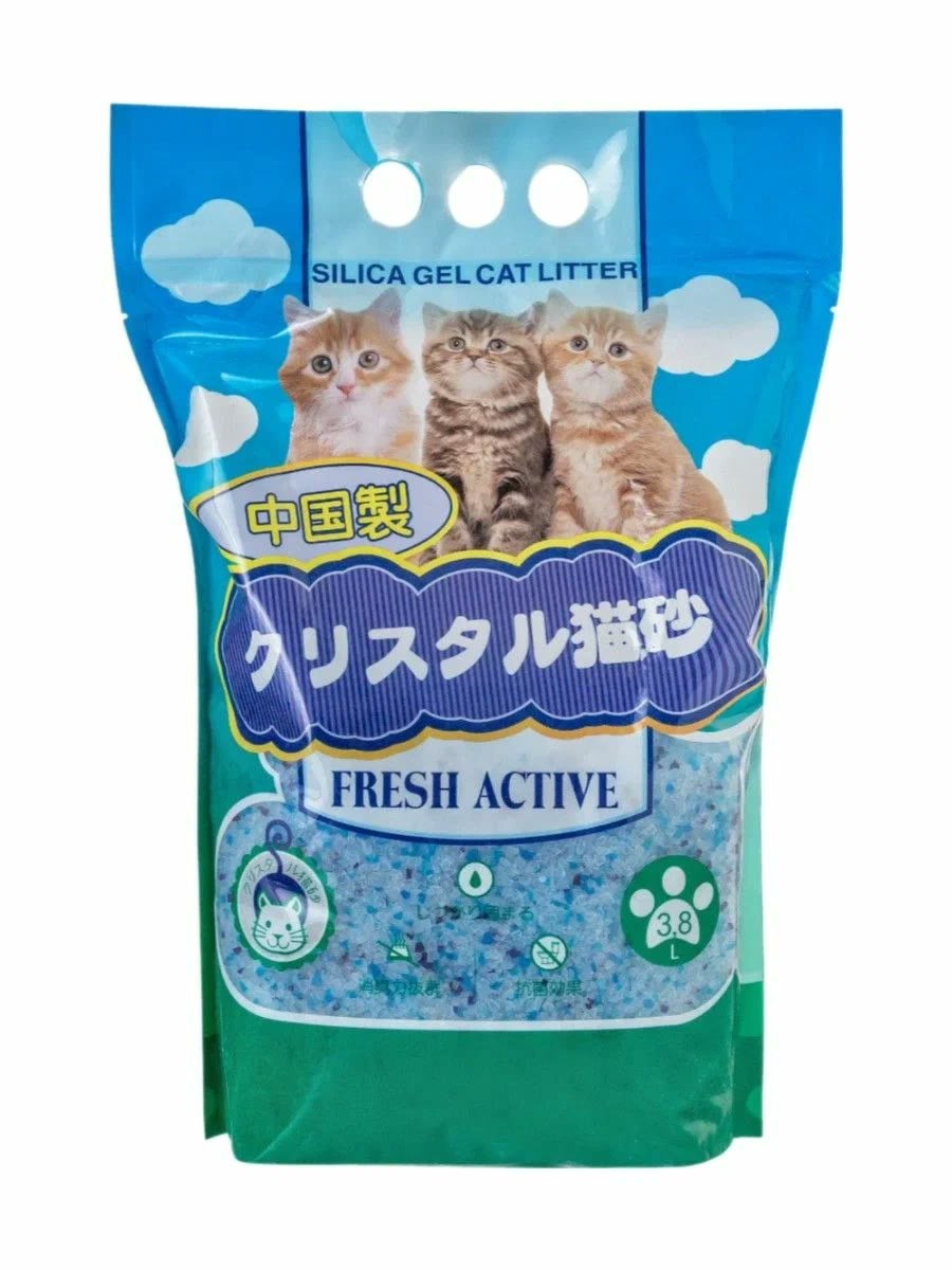 2. Crystal / Silica Gel Litter — Longest-Lasting Odor Control