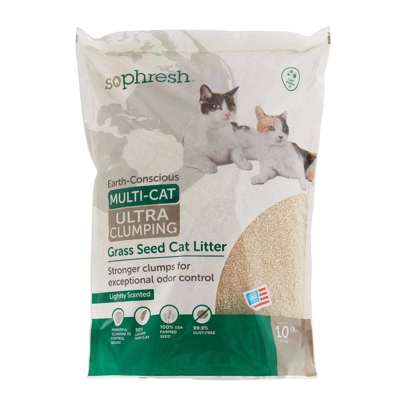 6. Grass Seed Litter — Lightweight Clumping Without Clay