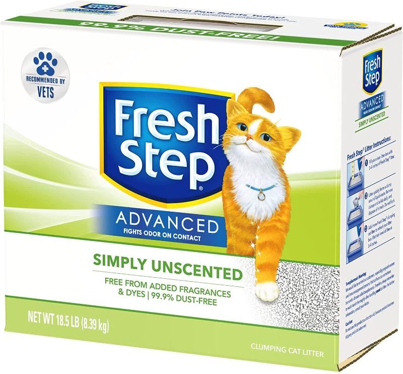 5. Fresh Step Advanced Simply Unscented — Best Odor-Control Guarantee