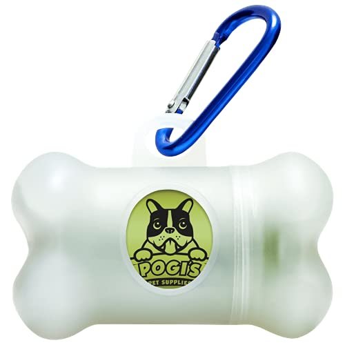 Pogi's Dog Poop Bag Dispenser with Metal Carabiner Clip
