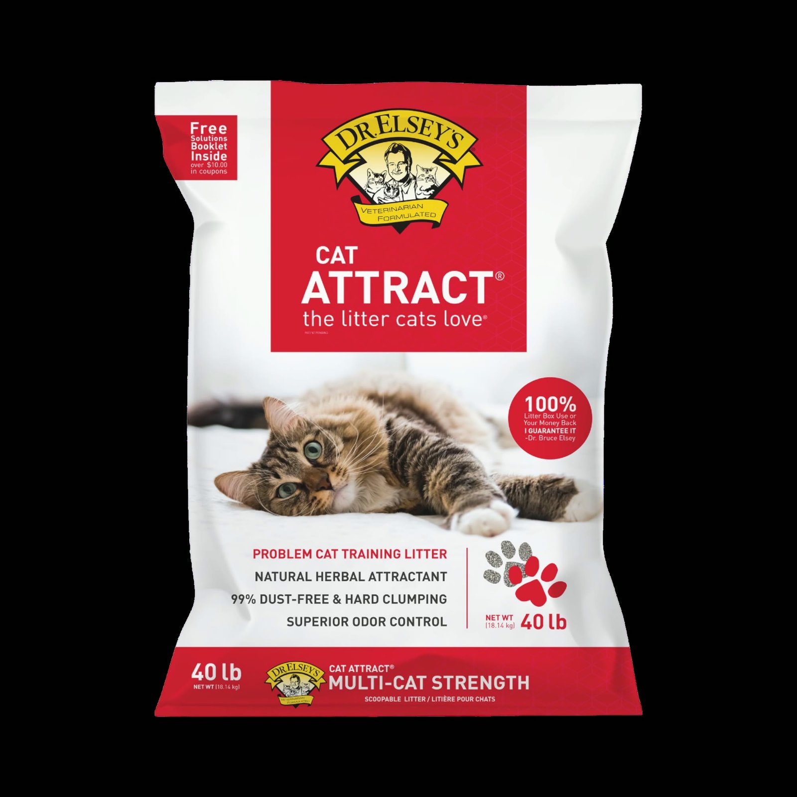 3. Dr. Elsey's Cat Attract Clumping Litter (40 lb) — Best Value