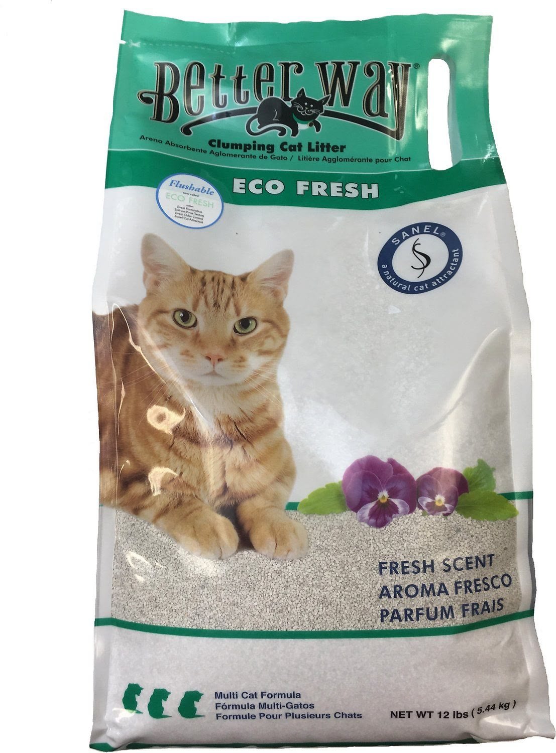 6. Better Way Eco Fresh Clumping Litter (12 lb) — Best Natural Option