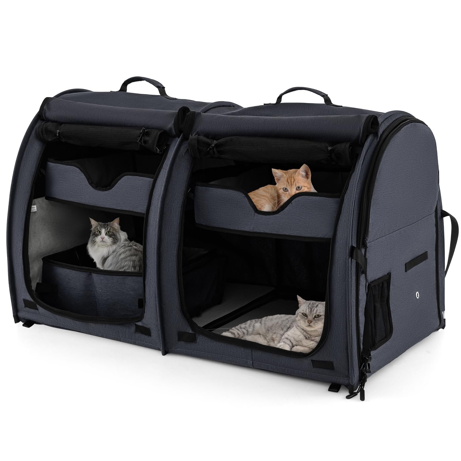 5. PETSITE 40″ Dual Compartment Carrier — Best Full-Size