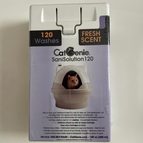 CatGenie SaniSolution Cartridge, Fresh Scent — the real recurring cost, part 2