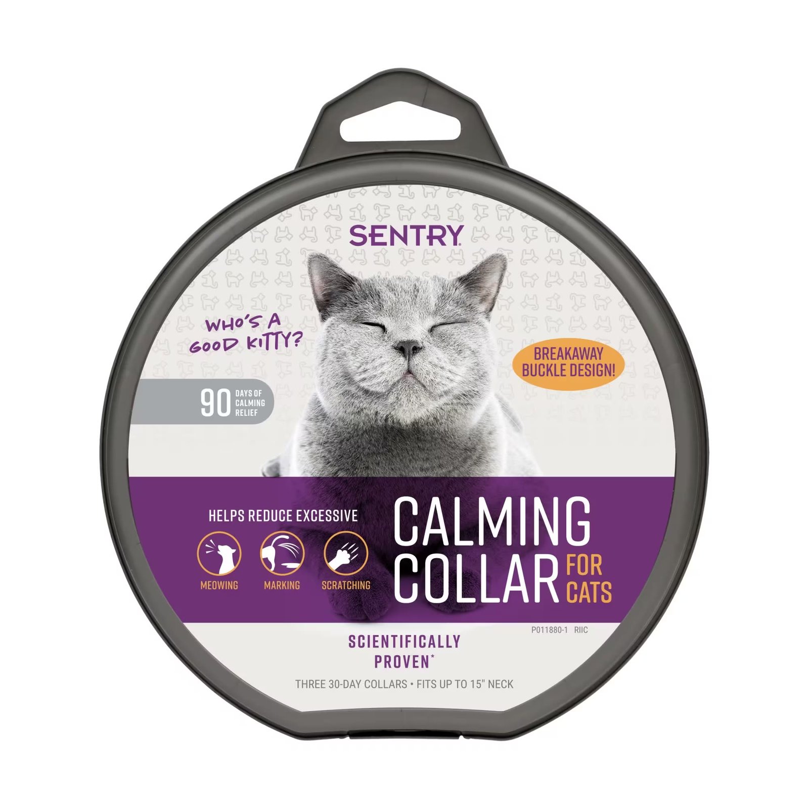 6. Sentry Calming Collar for Cats — Best 30-Day Option
