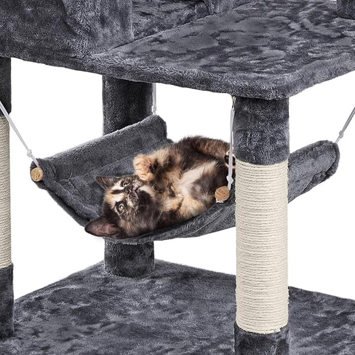 2. Yaheetech 63.5" Multi-Level Cat Tree — Best Mid-Size Value