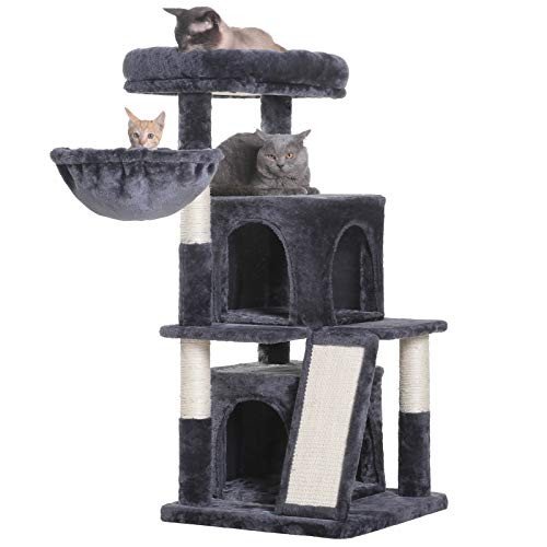 6. Hey-brother 41.3" Cat Tree — Best Small-Space