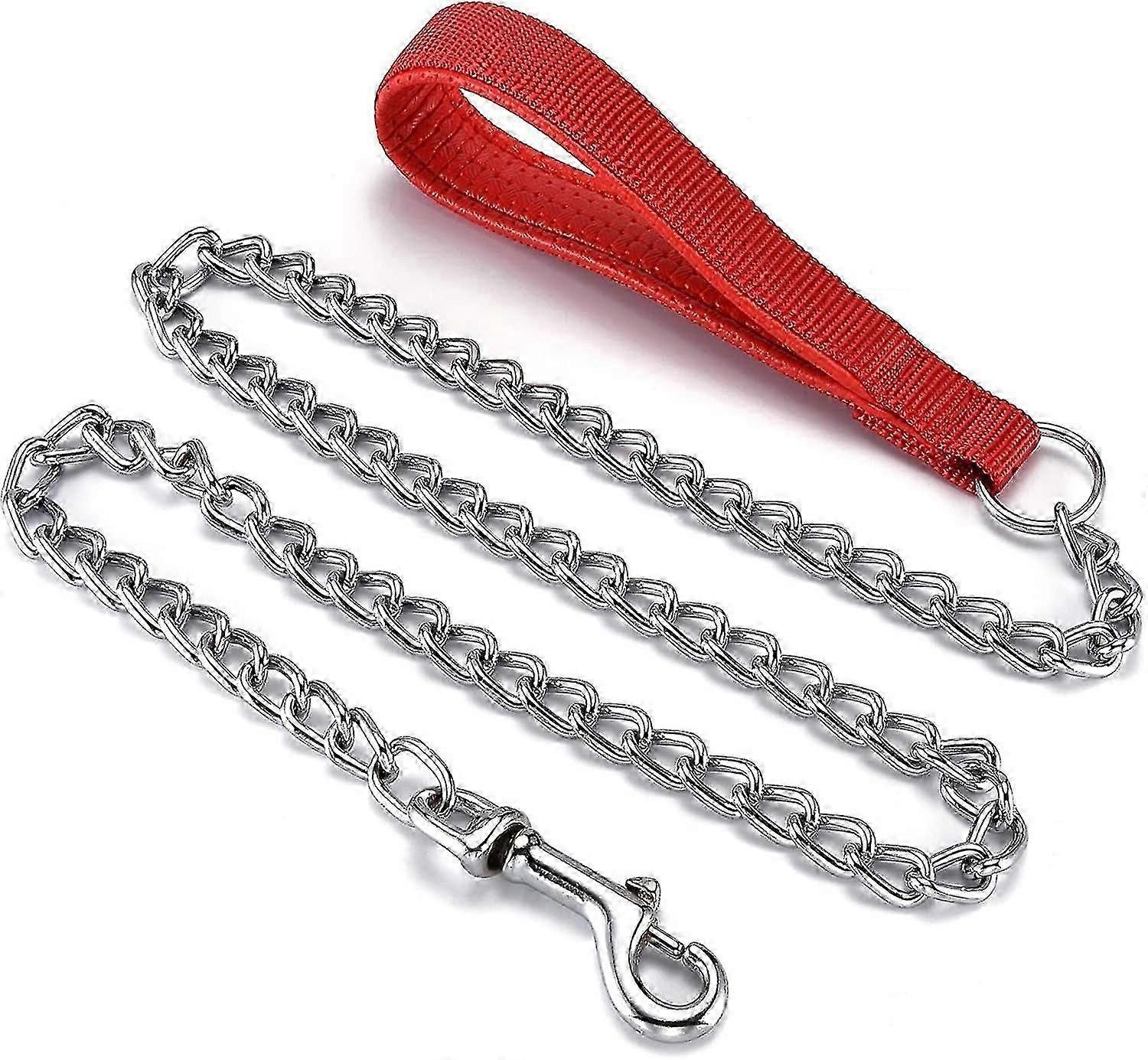 3. S-ETOVUS Chain Dog Leash — Best Padded Handle
