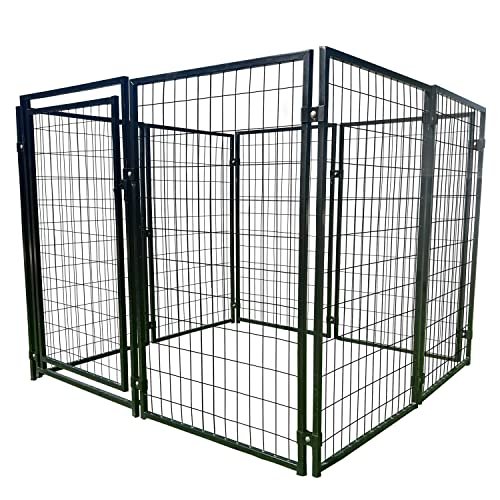 3. ALEKO 5′ x 5′ x 4′ Steel Kennel Playpen — Best Modular