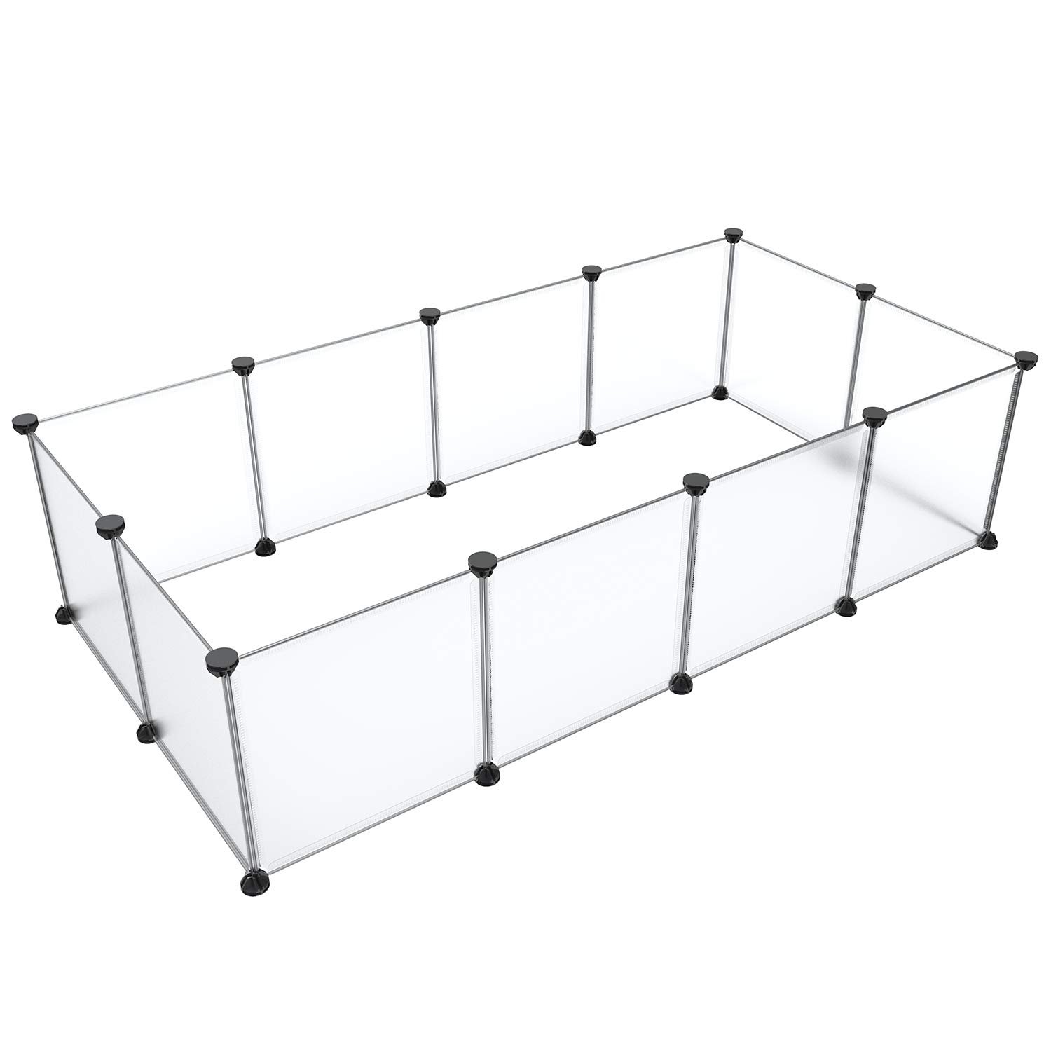 Tespo 12-Panel Plastic Pet Playpen (12 panels) — Best Modular Deal
