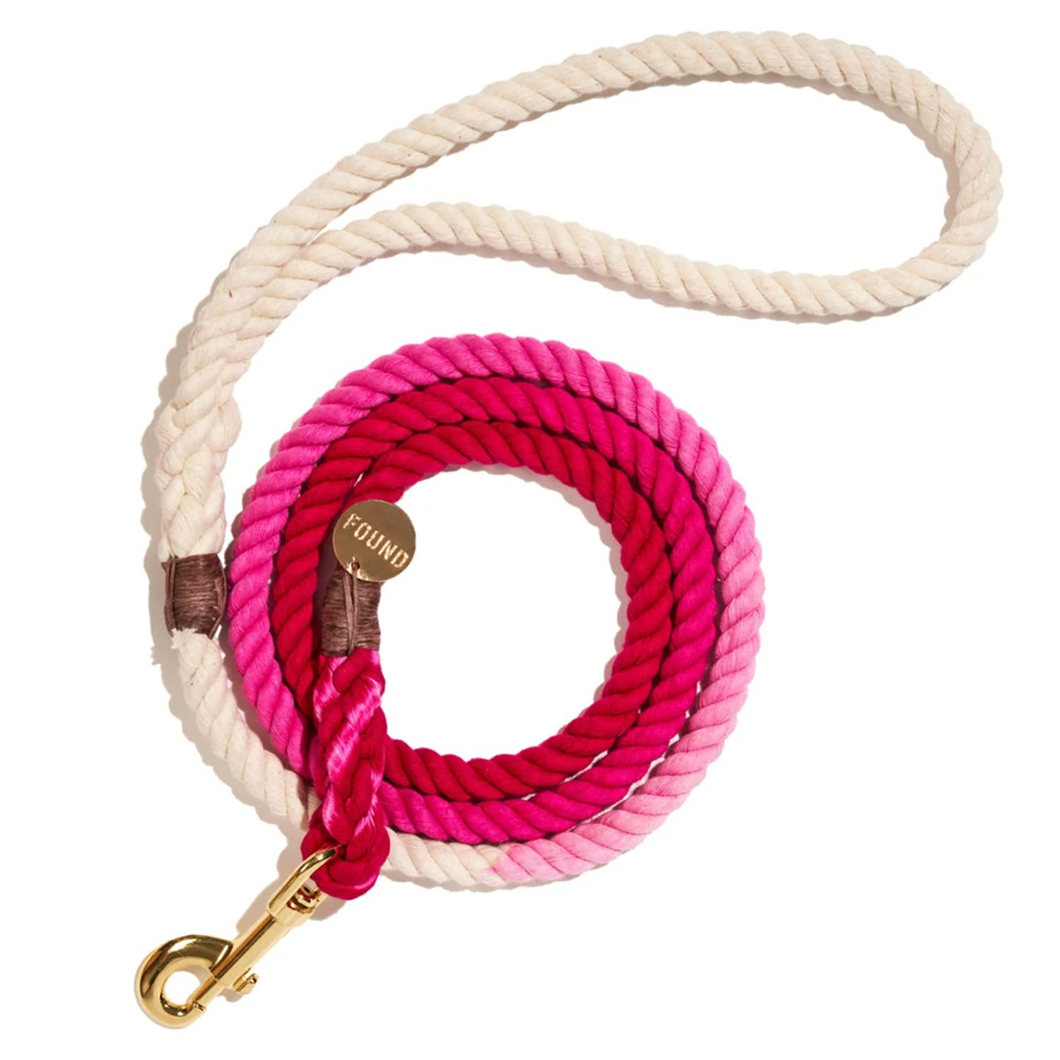 3. Found My Animal Cotton Rope Leash (7 ft) — Best Handcrafted